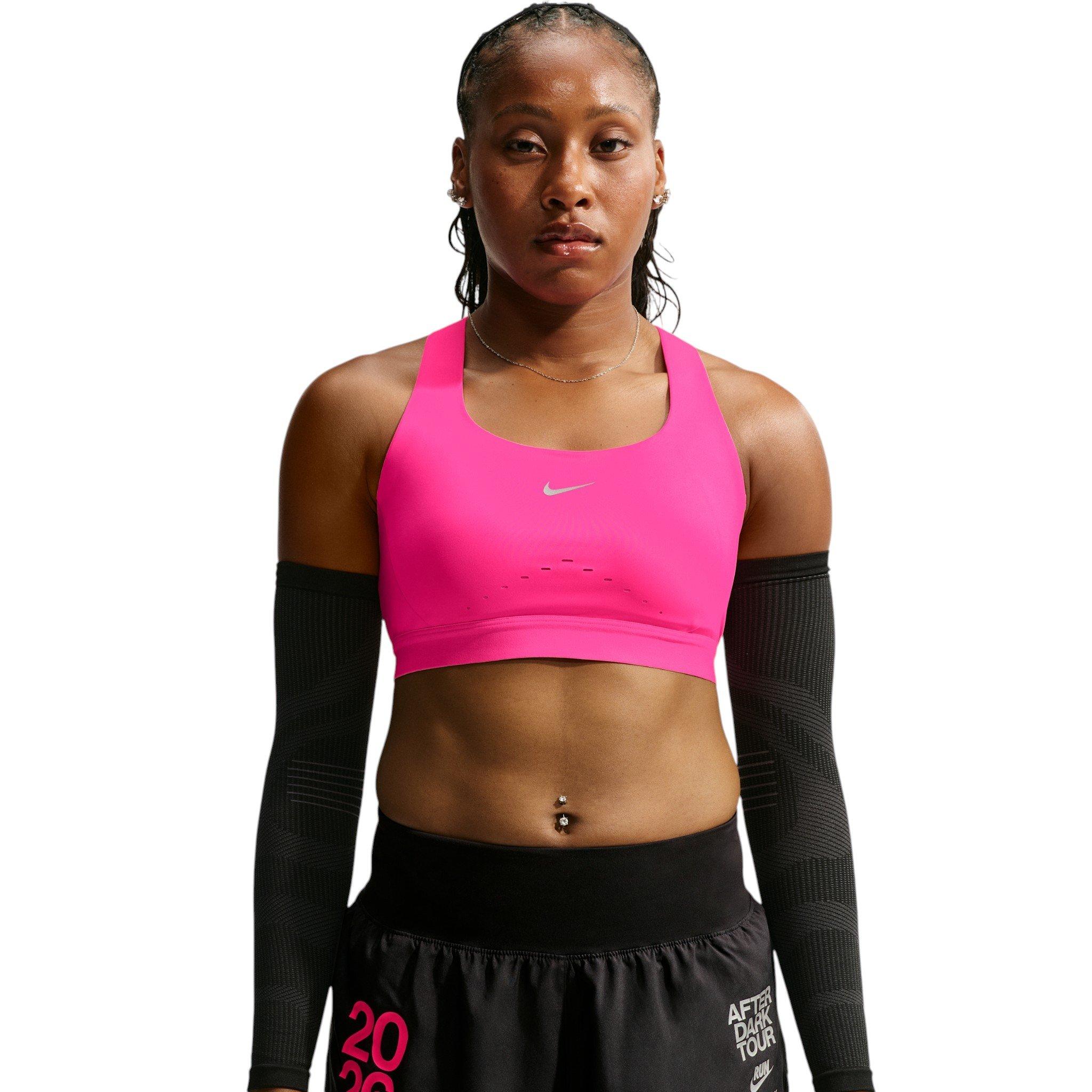 Nike Women's Swift High-Support Lightly Lined Sports Bra - Pink - PINK